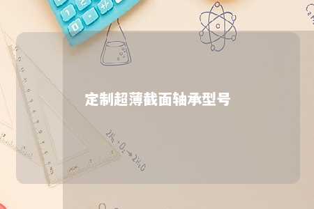 定制超薄截面轴承型号 