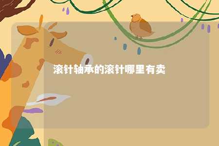 滚针轴承的滚针哪里有卖 