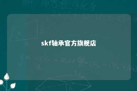 skf轴承官方旗舰店 